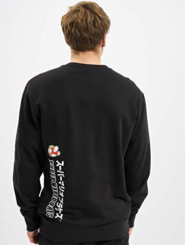 Champion X Super Mario Bros Crewneck Sweatshirt Sudadera Hombre Negro X-Small