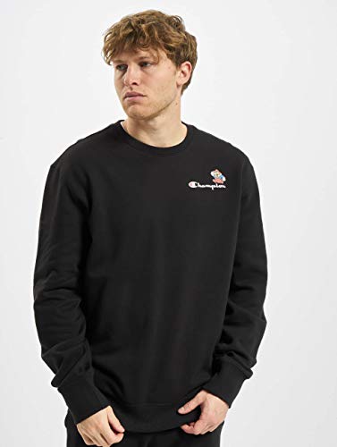 Champion X Super Mario Bros Crewneck Sweatshirt Sudadera Hombre Negro X-Small