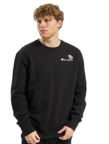 Champion X Super Mario Bros Crewneck Sweatshirt Sudadera Hombre Negro X-Small