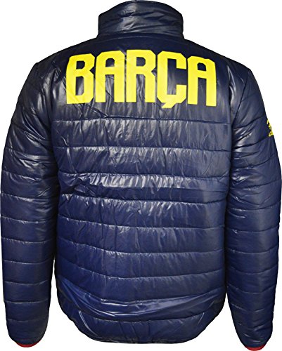 Chaqueta acolchada del Barça para hombre - Colección oficial FC Barcelona - Talla adulto, Hombre, azul marino, extra-large