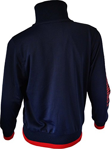 Chaqueta del Barça para hombre, con cremallera, Colección oficial FC Barcelona, Talla adulto, Hombre, azul marino, L