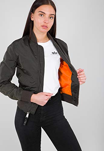 Chaqueta Mujer Alpha Industries mA de 1 TT, hombre, Rep.Grey, large