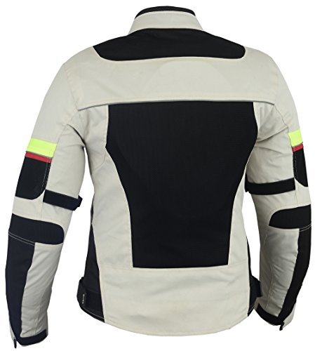 Chaqueta tricapa perforada de verano para moto (Mujer) (XS)