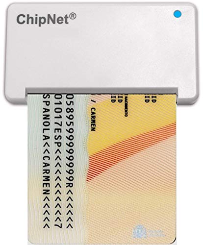ChipNet Lector de DNI electrónico 3.0 y 4.0 + Tarjeta Criptográfica Certificado Digital * para Windows 10 y 11 FIRMAKIT