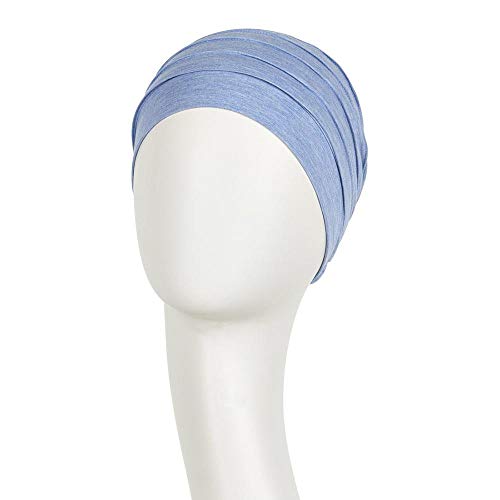 Christine Headwear Turbante Yoga Uni Bamboo by Gorro quimioterapiapañuelo para Cabeza (Talla única - Celeste)