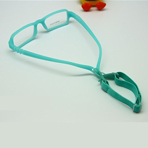 Cinta de sujeción para gafas de niños, banda deportiva para sujeción de gafas (5 piezas por paquete) Colores variados.