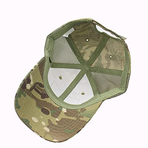 CLIPSEAM Gorras 3 Parches De Hombre Mujer Punisher Gorra De Béisbol Táctica Espartano Crossfit Camuflaje Ejército Militar Airsoft Caza Camping Pesca (Negro Mimetizado)