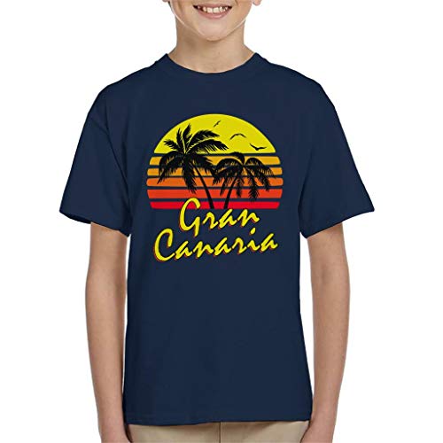 Cloud City 7 Gran Canaria Vintage Sun Kid's T-Shirt