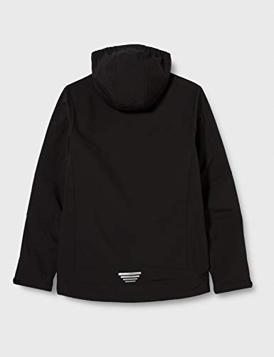 CMP - Chaqueta de acampada y senderismo para niño, tamaño 164 UK, color negro