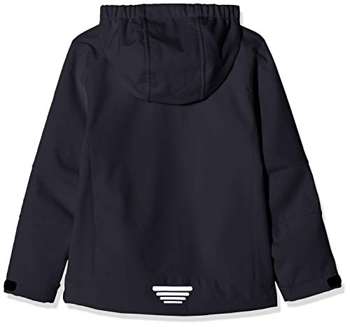 CMP Softshell Chaqueta con Capucha, Niños, Gris (Anthracite/Ferrari), 116