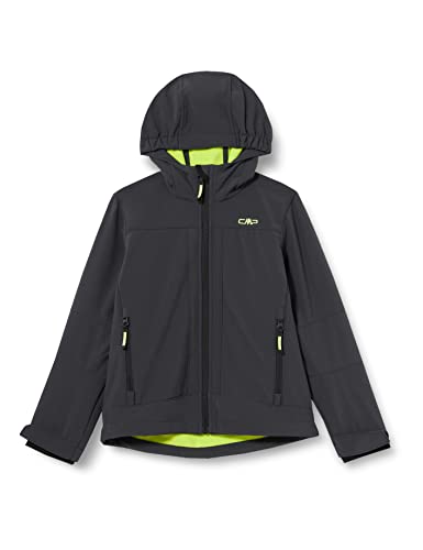 CMP Softshell Jacket with ClimaProtect WP 7,000 Technology Chaqueta Shell, Antracita-ácido, 152 para Niños