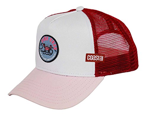COASTAL - Gorra de béisbol - para hombre White/Pink Talla única