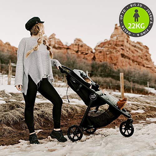 Cochecito Todoterreno City Mini® GT2 de 3 ruedas Jet de Baby Jogger, desde nacimiento a 22kg. Color negro