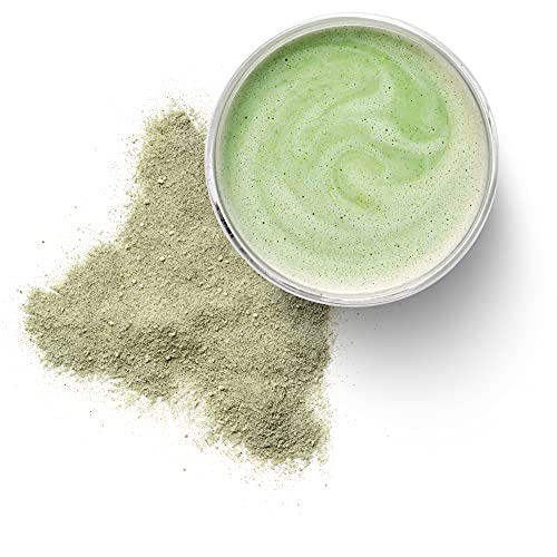 Colágeno Verde - Colágeno, Elastina marina, Ácido Hialurónico - Elixir de belleza rico en nutrientes con probióticos - sabor a coco y piña 400 g en polvo