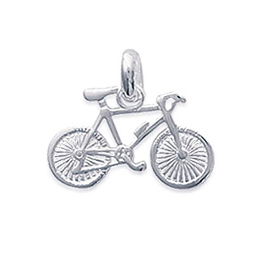 Colgante de bicicleta del Tour de Francia en plata 925