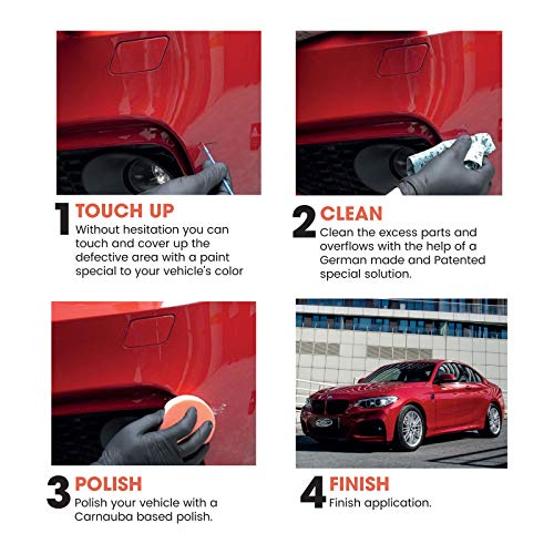 Color N Drive for Mitsubishi Automotive Touch Up Paint | X42 - Amethyst Black/Labrador Black/Tarmac | Paint Scratch Repair, Exact Match Guarantee - Pro