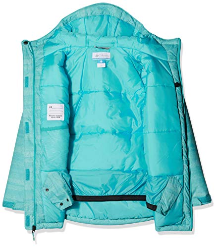 Columbia Alpine Free Fall II Chaqueta de esquí, Unisex Niños, Azul (Geyser Compact Strokes 336), XXS