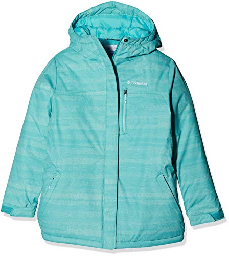 Columbia Alpine Free Fall II Chaqueta de esquí, Unisex Niños, Azul (Geyser Compact Strokes 336), XXS