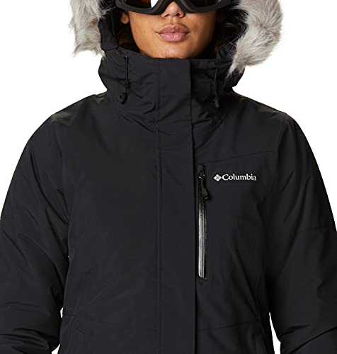 Columbia AVA Alpine Insulated Chaqueta De Esquí con Capucha, Mujer, Black, S