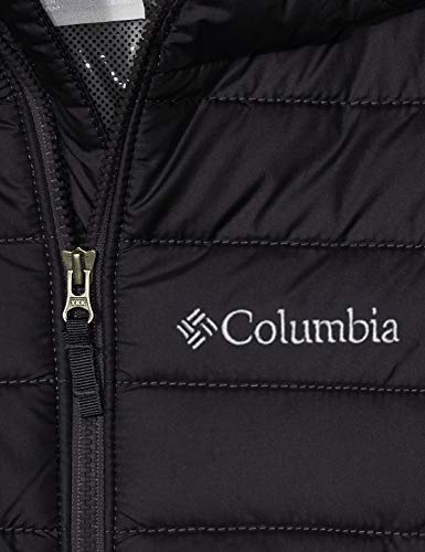 Columbia Powder Lite H Chaqueta De Plumón con Capucha, Niños, Negro (Black), XS