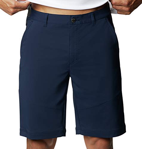 Columbia Tech Trail Short Pantalón Corto, Hombre, Blue, 34