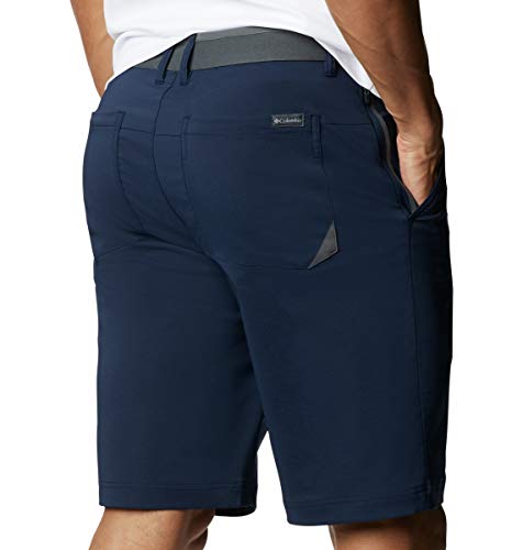 Columbia Tech Trail Short Pantalón Corto, Hombre, Blue, 34