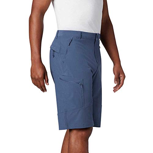 Columbia Triple Canyon Pantalones Cortos de Senderismo, Hombre, Azul (Dark Mountain), W32/L12