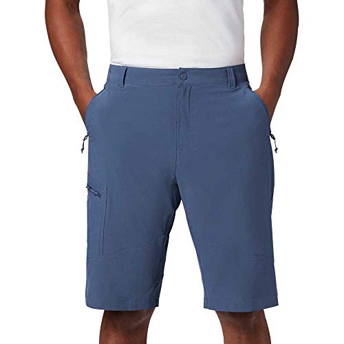 Columbia Triple Canyon Pantalones Cortos de Senderismo, Hombre, Azul (Dark Mountain), W32/L12