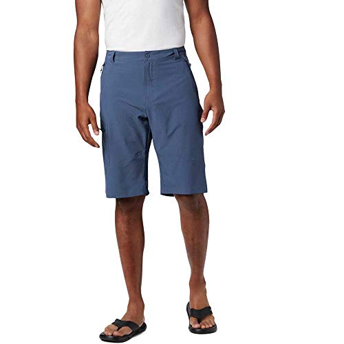 Columbia Triple Canyon Pantalones Cortos de Senderismo, Hombre, Azul (Dark Mountain), W32/L12