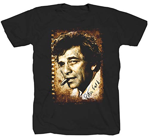 Columbo Serie Kojak Law & Order Criminal Minds CSI Intent Oldschool - Camiseta, color negro Negro XXXXL