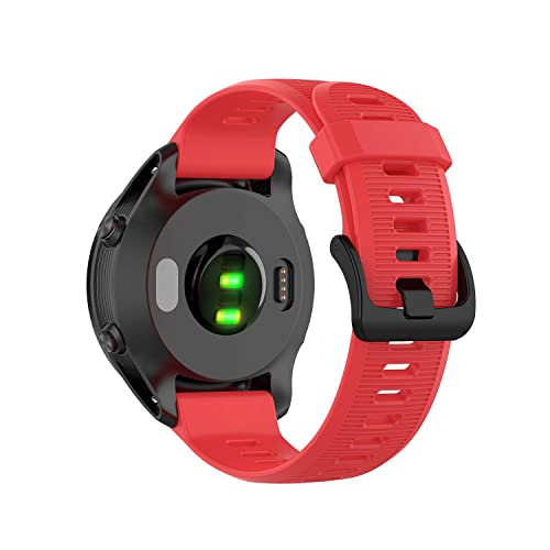 Compatible con Garmin Fenix 6 correa de repuesto, correa de silicona de repuesto con funda protectora de PC para Garmin Fenix 6/6 Pro, Forerunner 945/935 (22 mm)