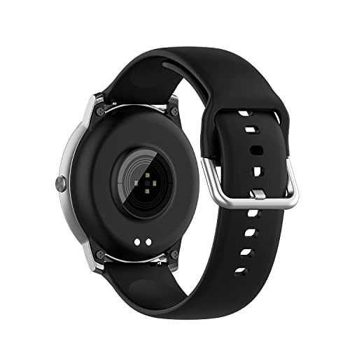 Compatible con Garmin Venu 2 Correa de repuesto, 22 mm de repuesto de silicona para Garmin Venu 2/Vivoactive 4 (negro)