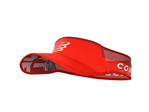 COMPRESSPORT Visor Ultralight Visera, Unisex-Adult, Rojo, Talla Unica