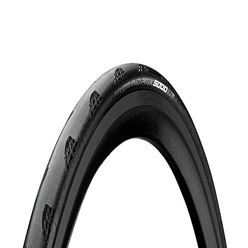 Continental Grand Prix 5000 TL Neumático Plegable para Bicicleta, Unisex Adulto, Negro, 28" | 700 x 28C