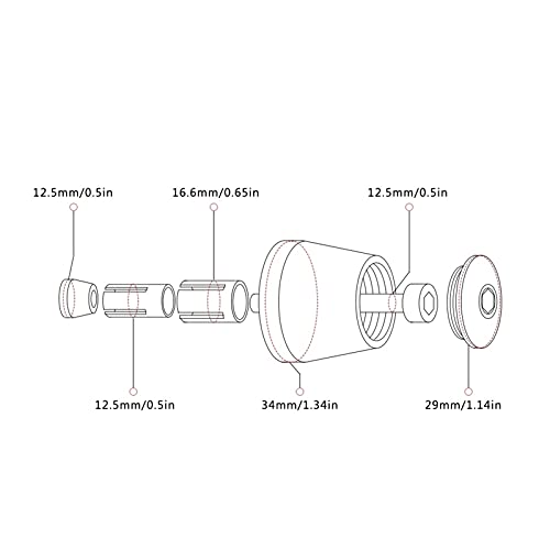 contrapesos Manillar Manillar De Motocicleta CNC De 7/8 `` 22mm, Extremos De Agarre para Honda CBR125R CBR 125 R CBR125 R CBR 125R CBR650F Cb400 2004-2016 topes anticaida Moto (Color : 2)