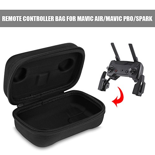 Control Remoto Bolsa de Almacenamiento, Impermeable Portátil RC Drone Controlador Protector Caja para Mavic Air/Mavic Pro/Spark
