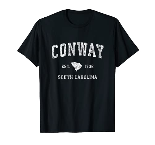 Conway South Carolina SC - Diseño deportivo vintage Camiseta