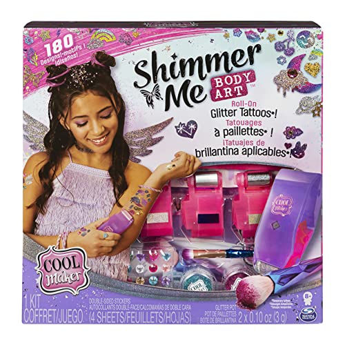 Cool MAKER CLM ACK Shimmer Me Body Art Studio GML, Multicolor (Spin Master 6061176)