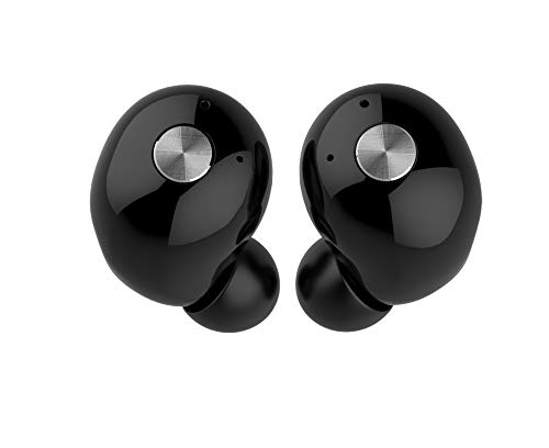 CoolBox CoolJet – Auriculares bluetooth (Inalámbrico, In-Ear, manos libres, cancelación de ruido, estuche de carga) Color negro