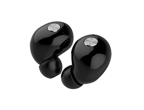 CoolBox CoolJet – Auriculares bluetooth (Inalámbrico, In-Ear, manos libres, cancelación de ruido, estuche de carga) Color negro