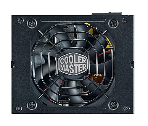 Cooler Master V650 SFX Gold - Fuente de Alimentación 650W 80 PLUS Gold Fully Modular, PSU SFF/mini-ITX, Ventilador Silencioso FDB 92mm, Modo Semi-Fanless, Soporte SFX/ATX, Plug UE, 10 Años de Garantía