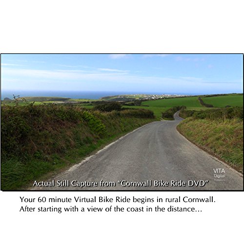 Cornwall UK Virtual Bike Ride Scenery DVD