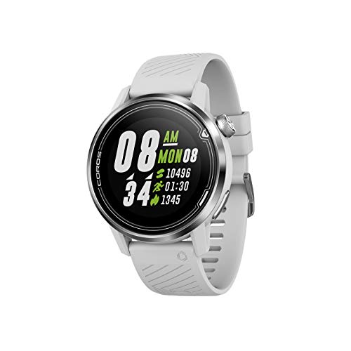 COROS APEX Premium Reloj GPS multideporte, batería de larga duración, titanio, cristal de zafiro, hR, barómetro, altímetro, brújula, conexiones ANT+ y BLE, Strava y picos de entrenamiento