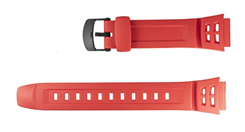 Correa de reloj Casio genuina para AQ-S800W-4BV AQ S800W S800 800W rojo 10494966
