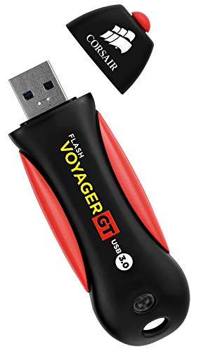 Corsair Voyager GT - Unidad Flash USB 3.0 de 256 GB Resistente al Agua, Color Negro