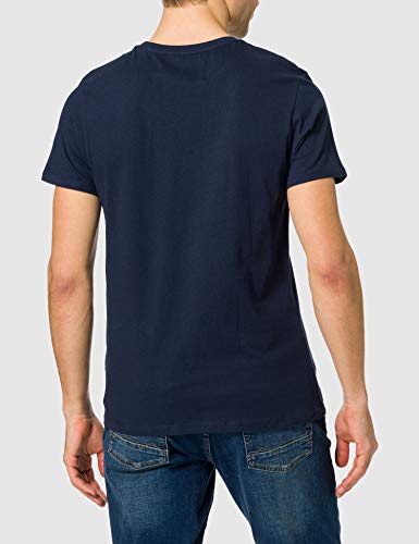 cotton division Meswmants072_n Camiseta, Azul Marino, XL para Hombre