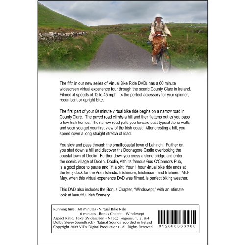 County Clare Ireland Virtual Bike Ride Scenery DVD