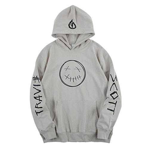 cpfm.xyz Travis Scott Herren Hoodie Pullover Sudaderas con Capucha Gris S