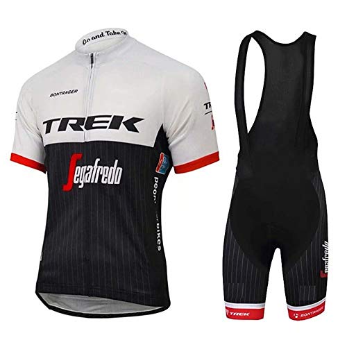 CQXMM Traje de Ciclismo para Hombre de Equipos. Culotte y Maillot con 3D Gel Pad para MTB, Spinning, Bicicleta de Carretera