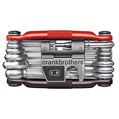 CRANK BROTHERS multiherramienta M19, negro/rojo